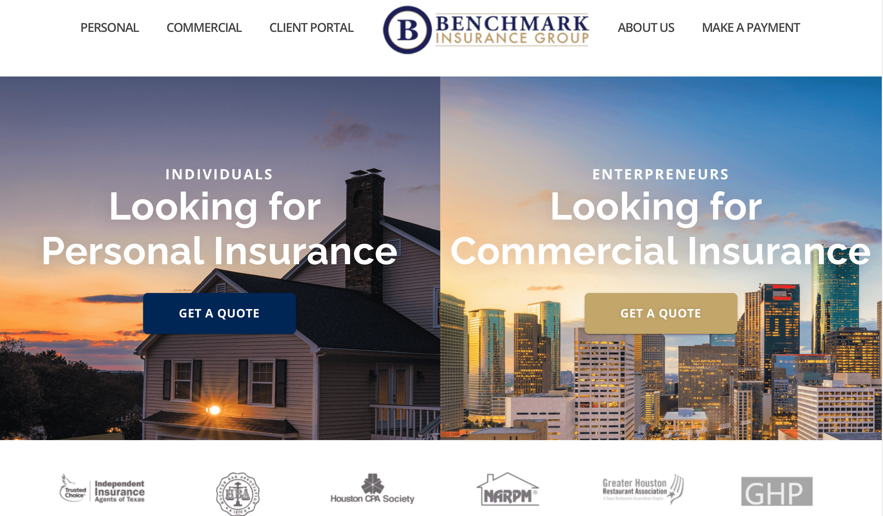 Benchmark Broker Redesign Banner