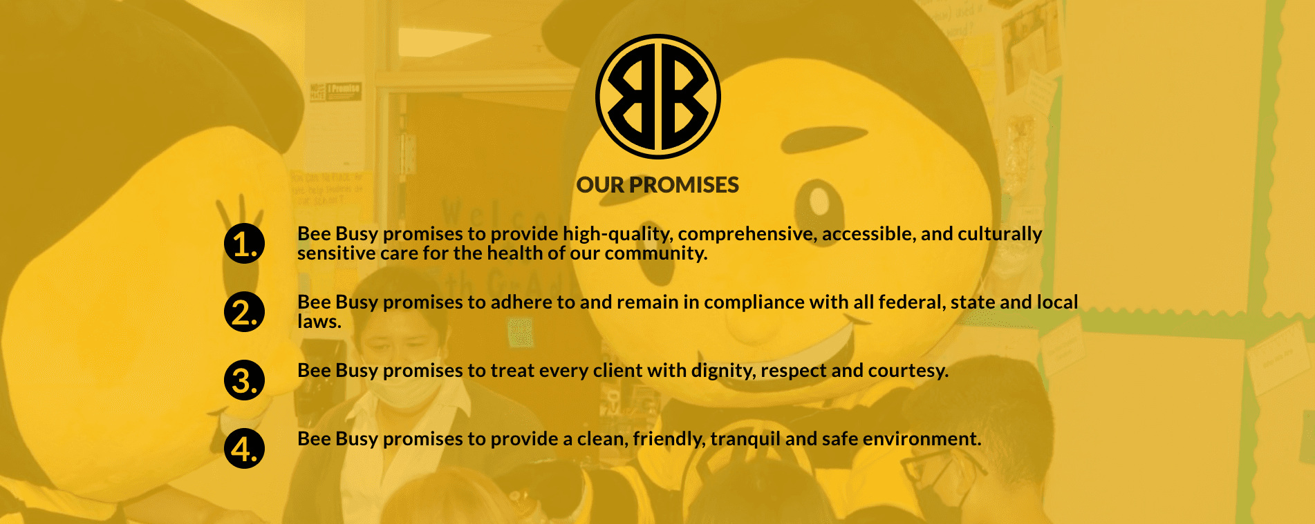 Our Promises Section